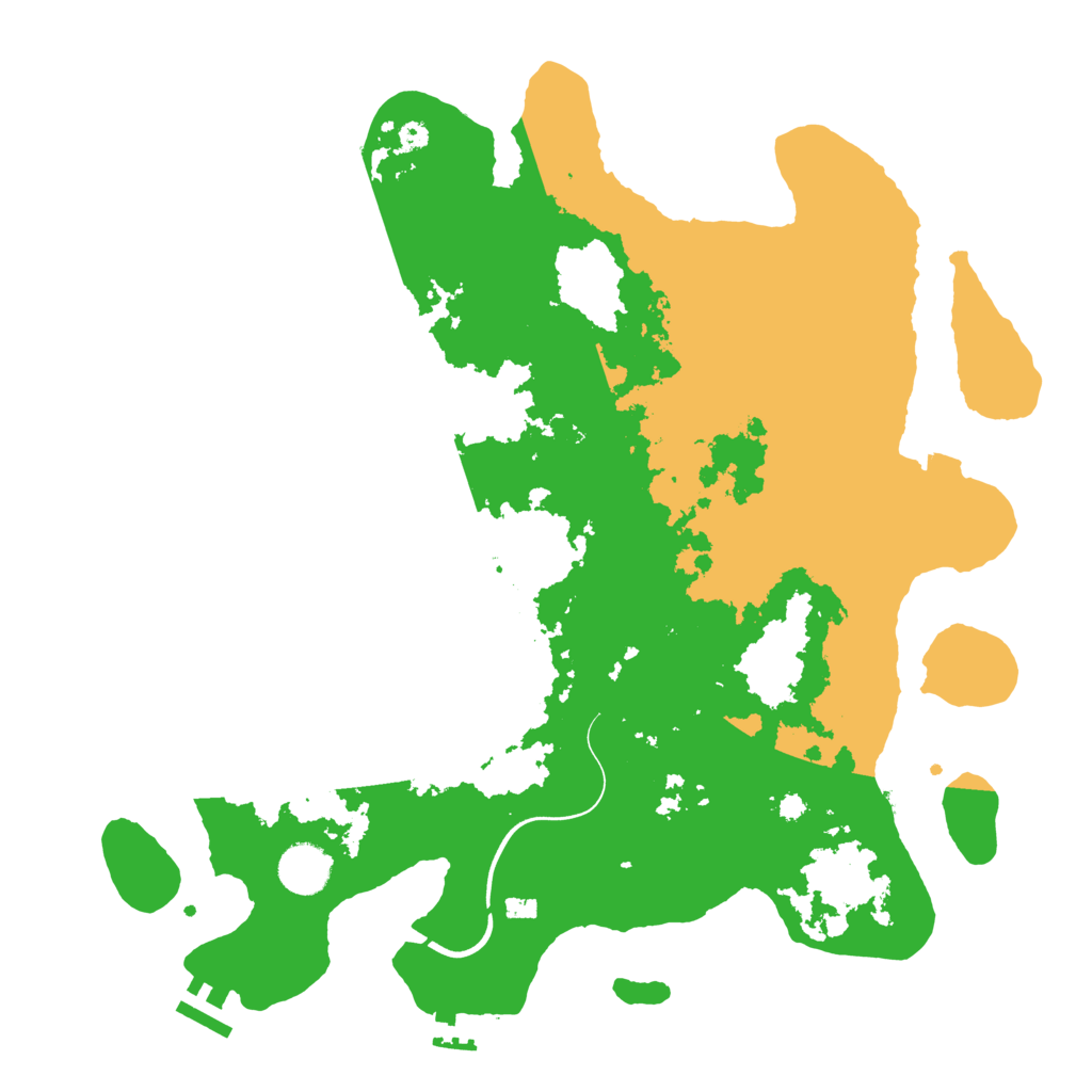 Biome Rust Map: Procedural Map, Size: 3750, Seed: 166444444