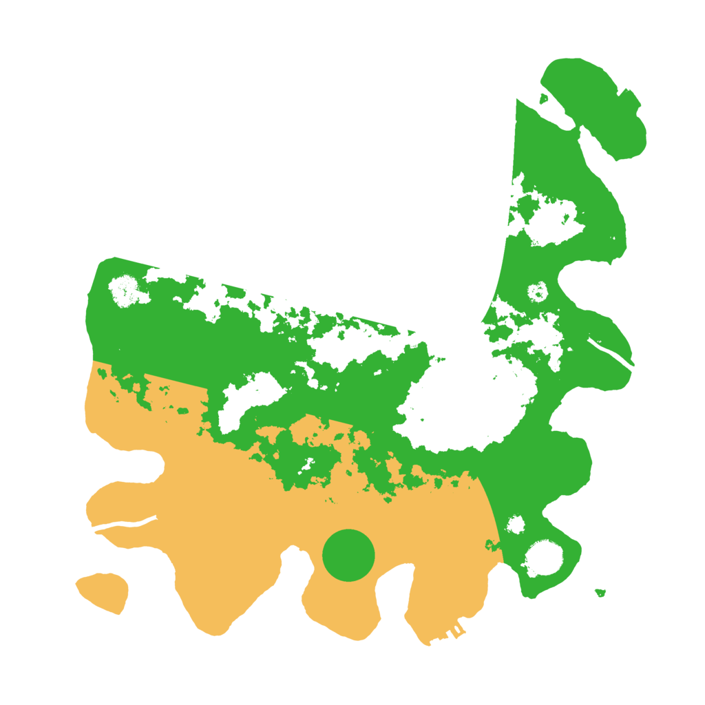 Biome Rust Map: Procedural Map, Size: 3550, Seed: 2054818408