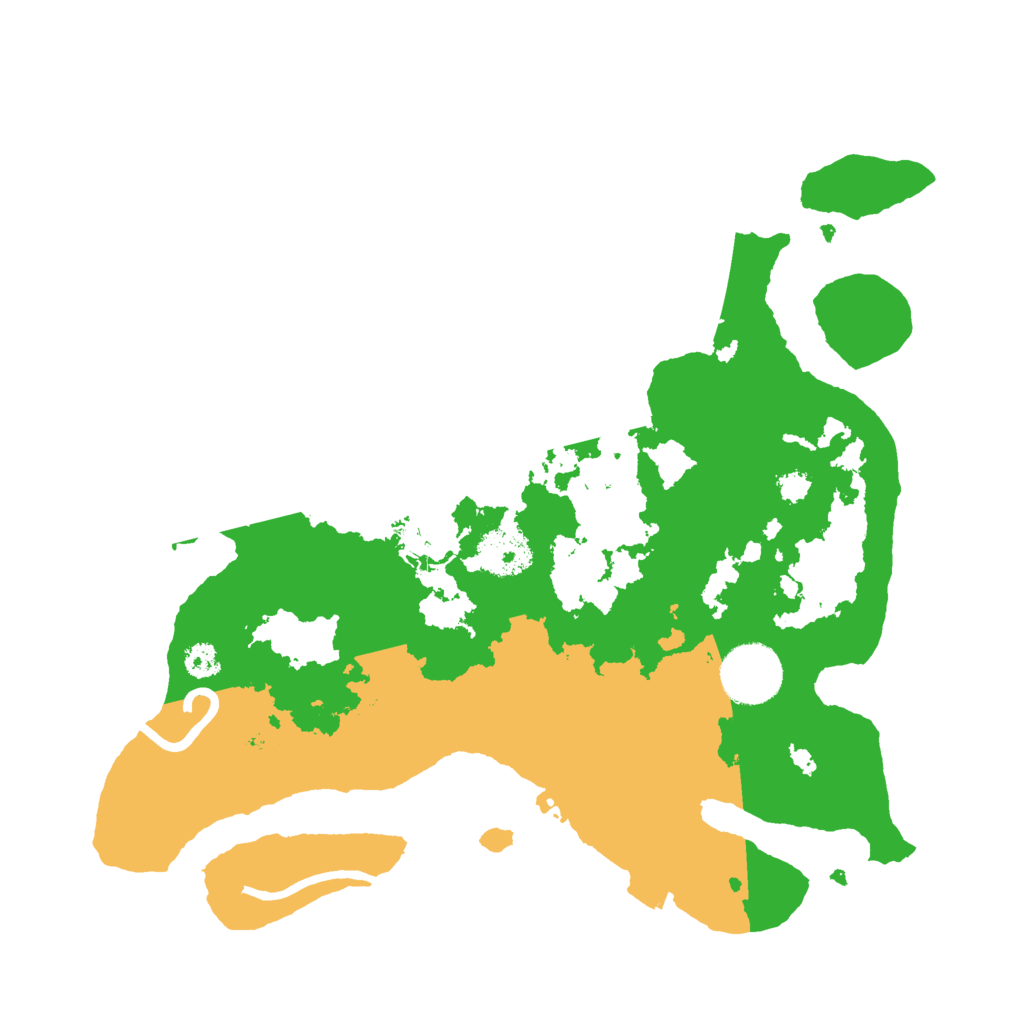 Biome Rust Map: Procedural Map, Size: 3000, Seed: 5345325