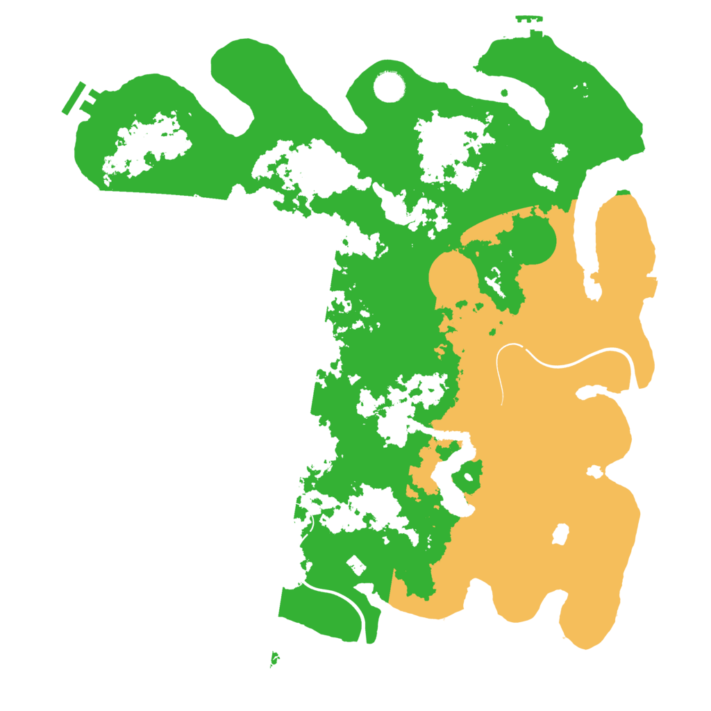 Biome Rust Map: Procedural Map, Size: 4000, Seed: 1826823130
