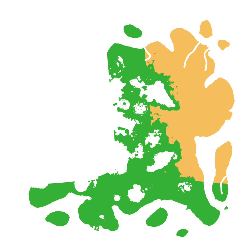 Biome Rust Map: Procedural Map, Size: 3500, Seed: 230574343