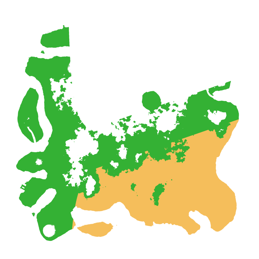 Biome Rust Map: Procedural Map, Size: 3700, Seed: 1583390955