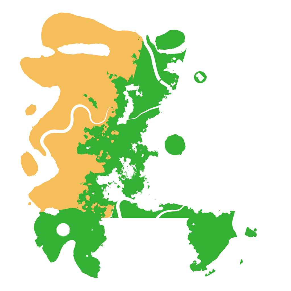 Biome Rust Map: Procedural Map, Size: 3900, Seed: 101141