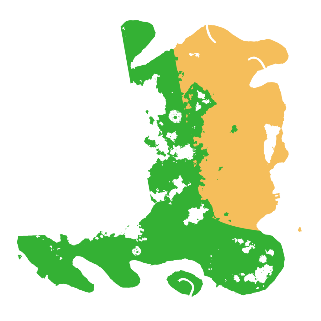 Biome Rust Map: Procedural Map, Size: 3700, Seed: 1245337571