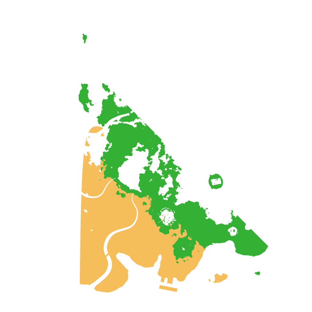 Biome Rust Map: Procedural Map, Size: 3500, Seed: 1527852