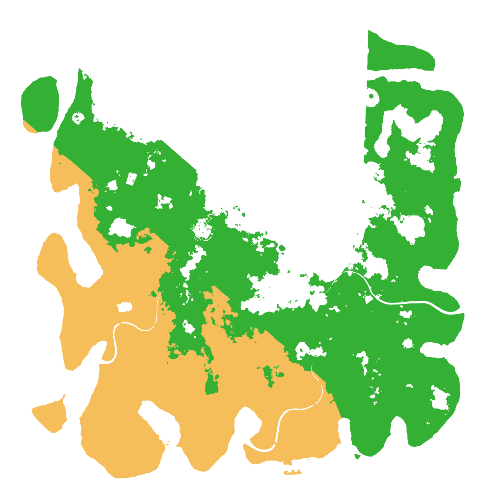 Biome Rust Map: Procedural Map, Size: 4300, Seed: 2013248