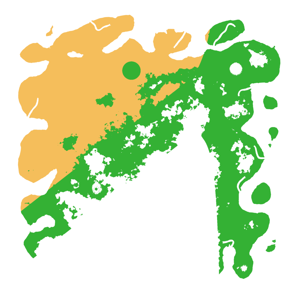 Biome Rust Map: Procedural Map, Size: 4300, Seed: 198273645