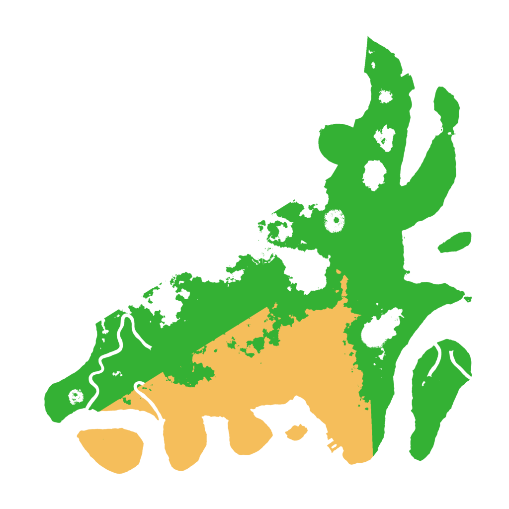 Biome Rust Map: Procedural Map, Size: 3500, Seed: 380027588