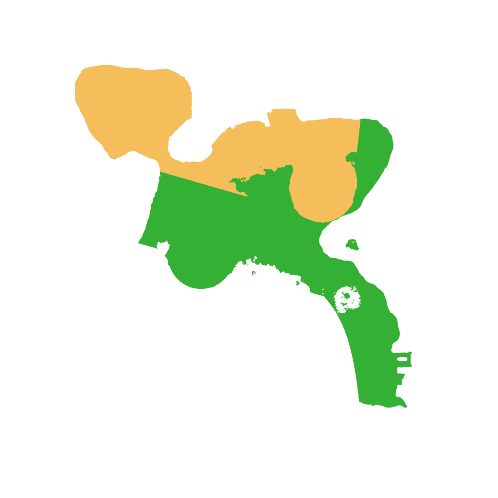 Biome Rust Map: Procedural Map, Size: 1999, Seed: 2147483647