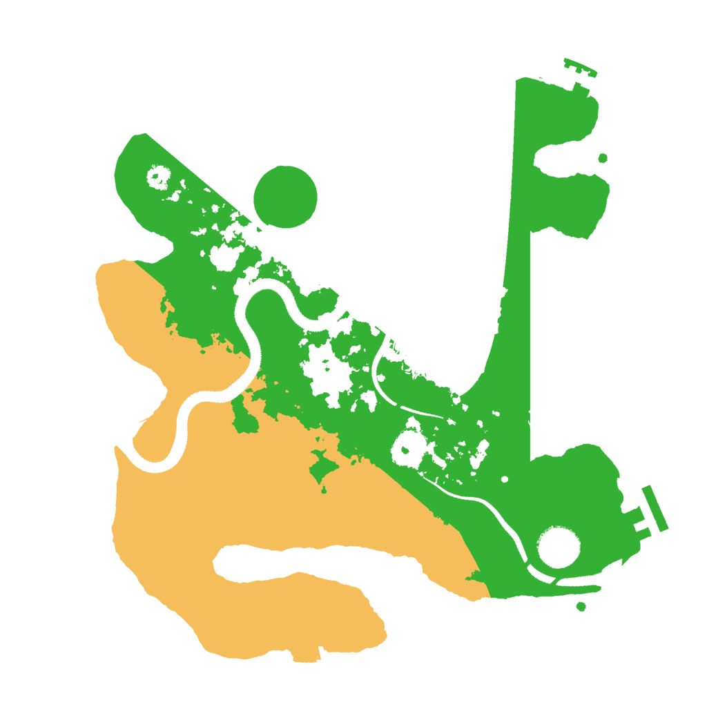 Biome Rust Map: Procedural Map, Size: 3000, Seed: 972107158