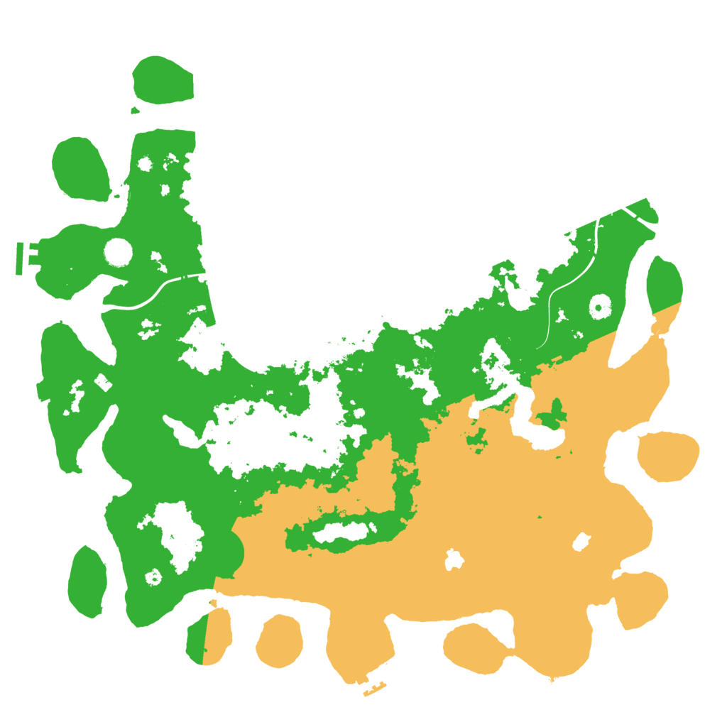 Biome Rust Map: Procedural Map, Size: 4500, Seed: 1249763591