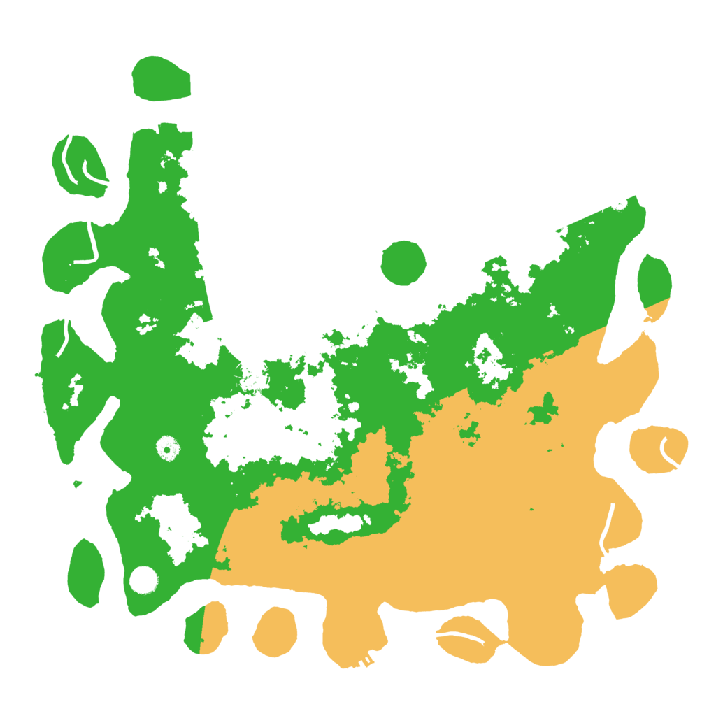 Biome Rust Map: Procedural Map, Size: 4500, Seed: 1249763591