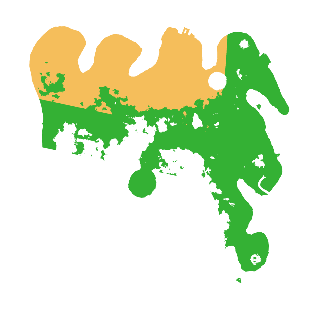 Biome Rust Map: Procedural Map, Size: 3105, Seed: 13827