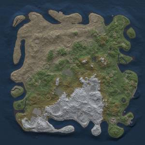 Thumbnail Rust Map: Procedural Map, Size: 4500, Seed: 1509539787, 19 Monuments