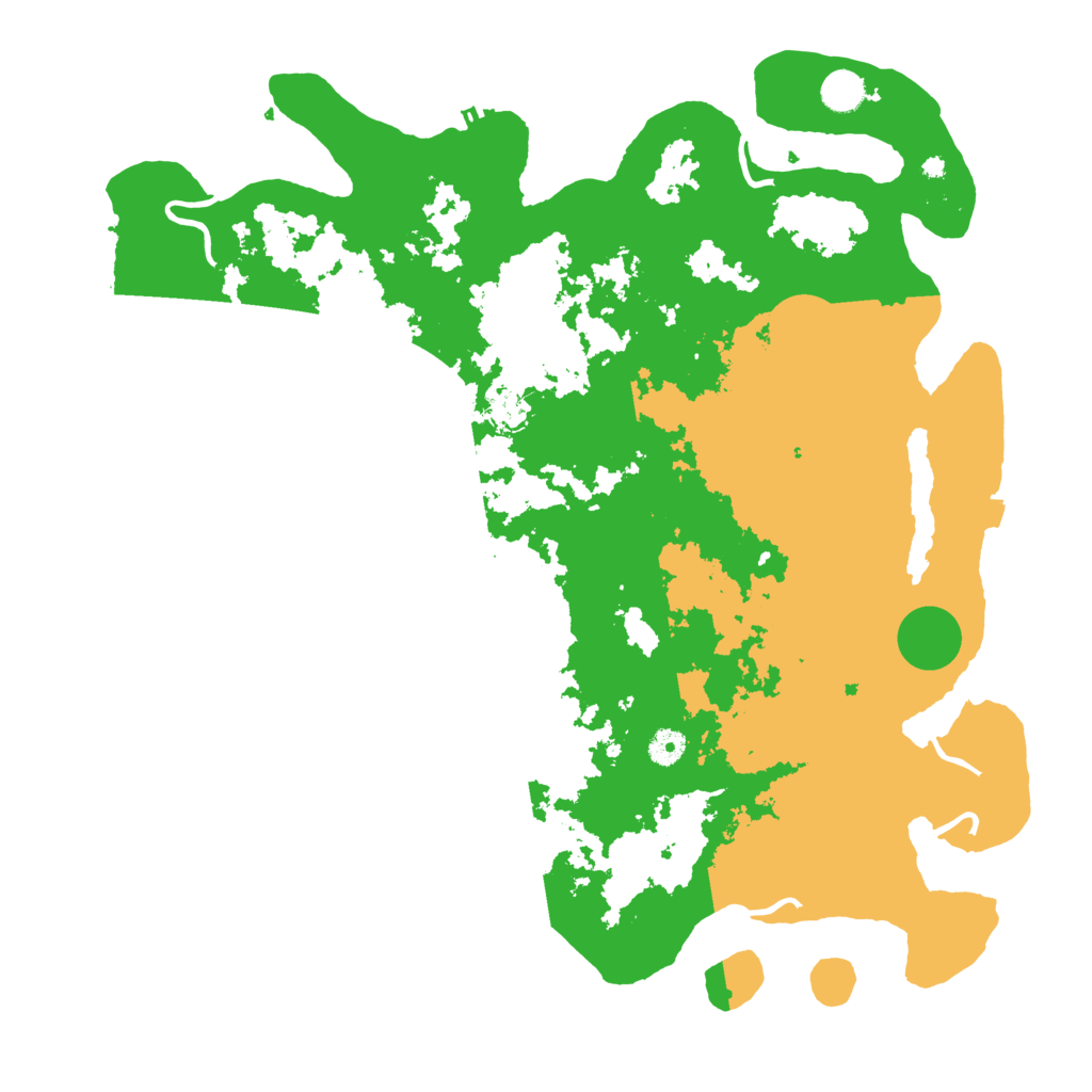 Biome Rust Map: Procedural Map, Size: 4500, Seed: 6090