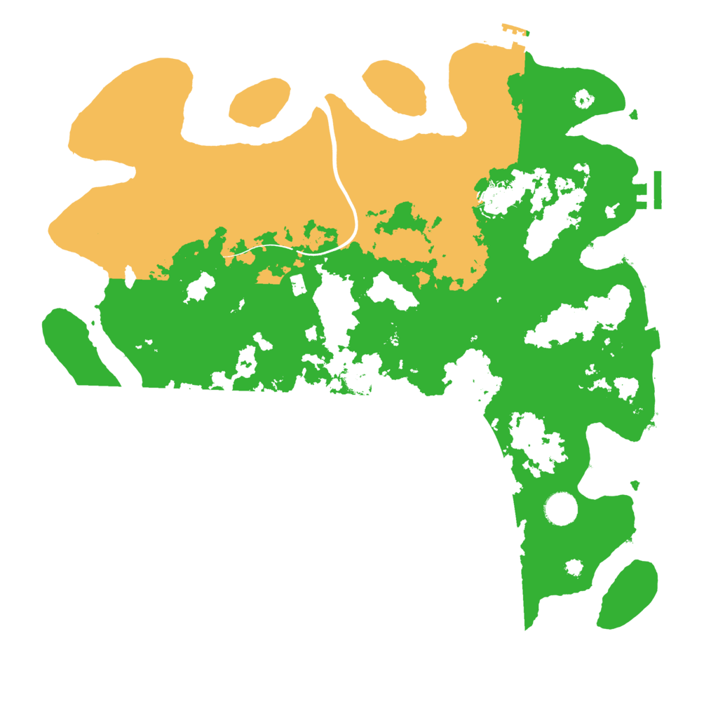 Biome Rust Map: Procedural Map, Size: 3800, Seed: 18263300