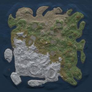 Thumbnail Rust Map: Procedural Map, Size: 4500, Seed: 364281728, 18 Monuments