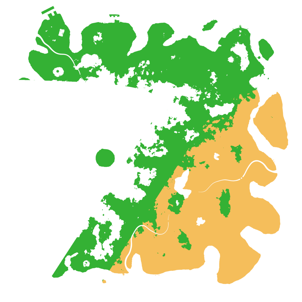 Biome Rust Map: Procedural Map, Size: 4500, Seed: 1320458338