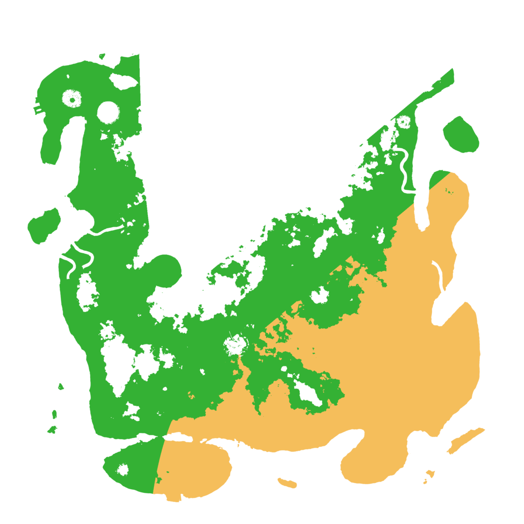 Biome Rust Map: Procedural Map, Size: 4200, Seed: 843184