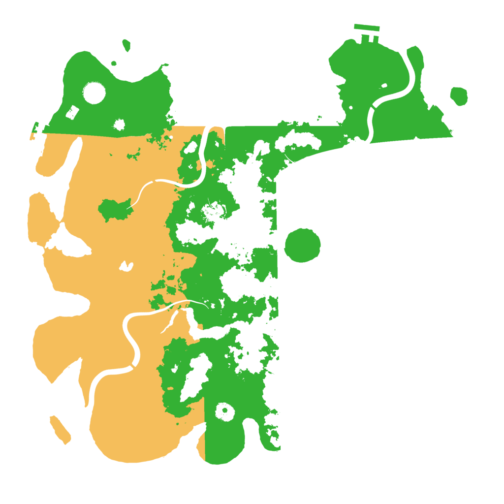 Biome Rust Map: Procedural Map, Size: 4000, Seed: 73552432