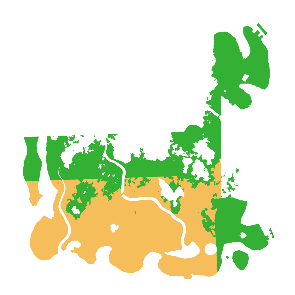 Biome Rust Map: Procedural Map, Size: 4400, Seed: 82349270