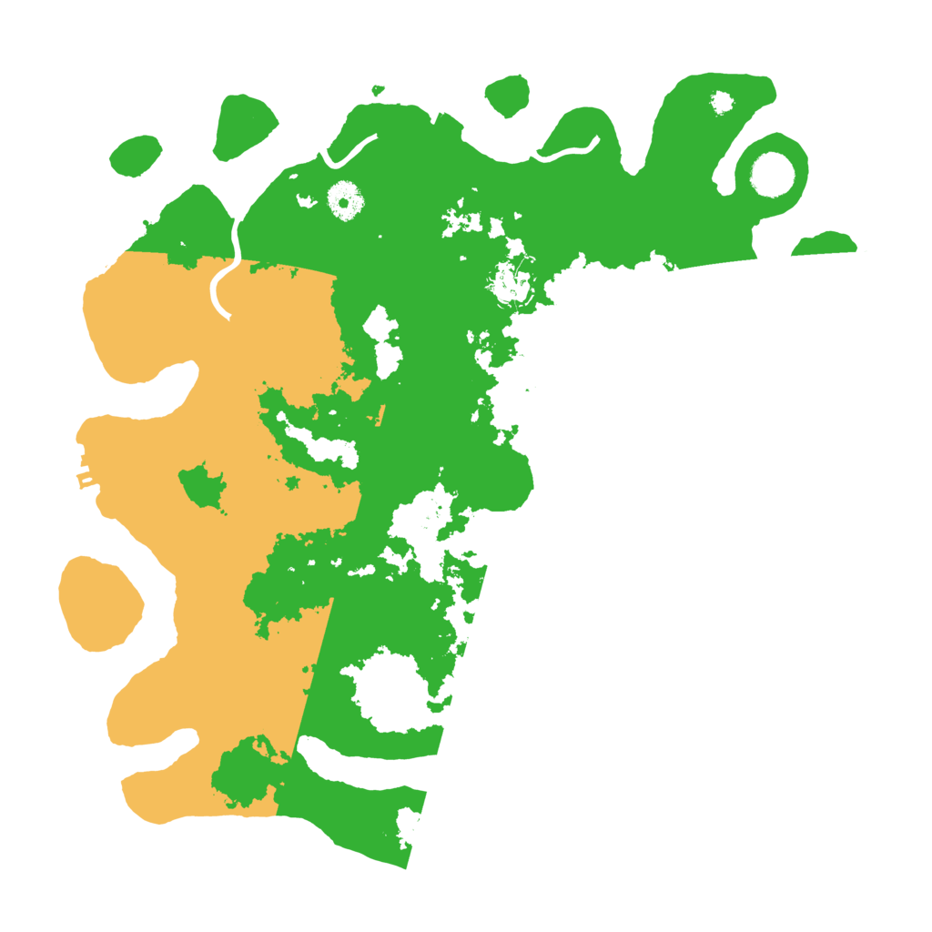 Biome Rust Map: Procedural Map, Size: 3800, Seed: 96505576