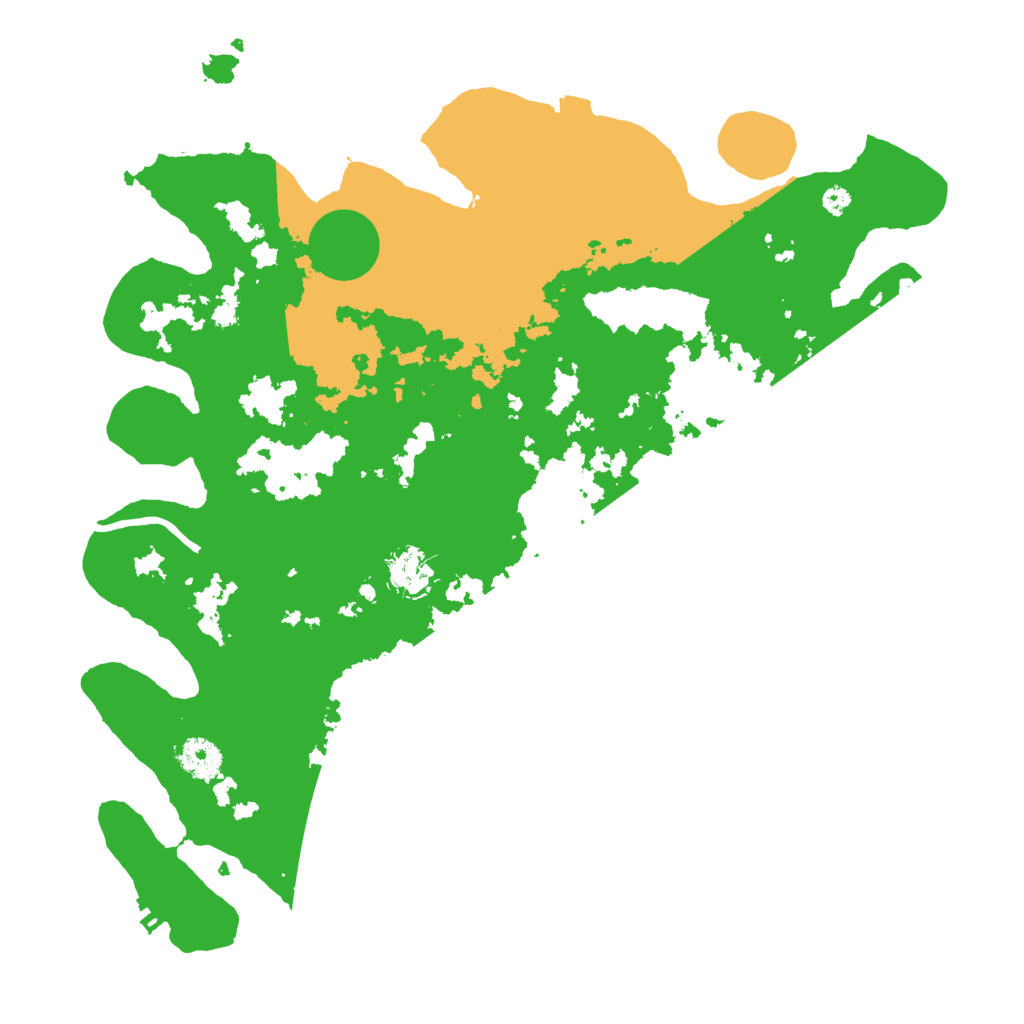 Biome Rust Map: Procedural Map, Size: 3800, Seed: 41736752