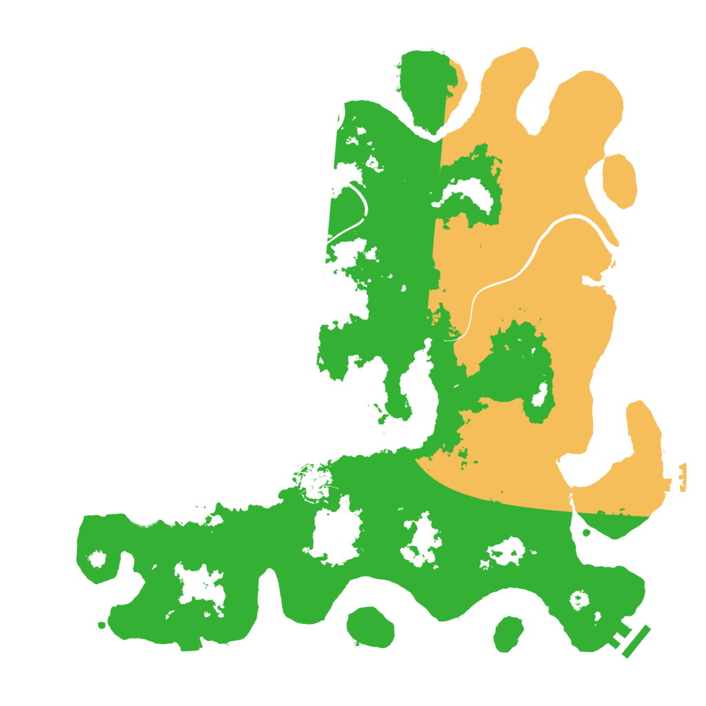 Biome Rust Map: Procedural Map, Size: 3750, Seed: 23701149