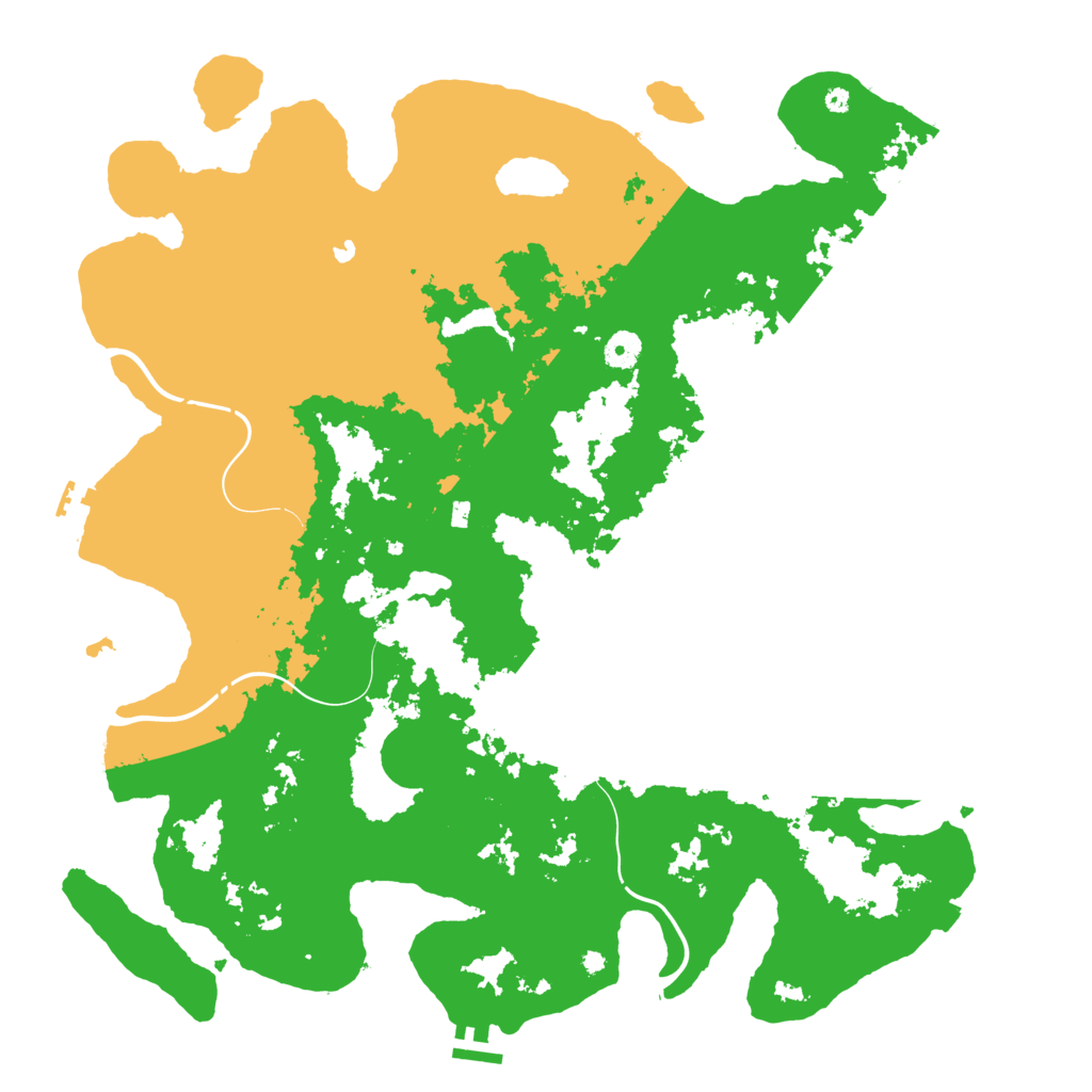 Biome Rust Map: Procedural Map, Size: 4400, Seed: 84117935