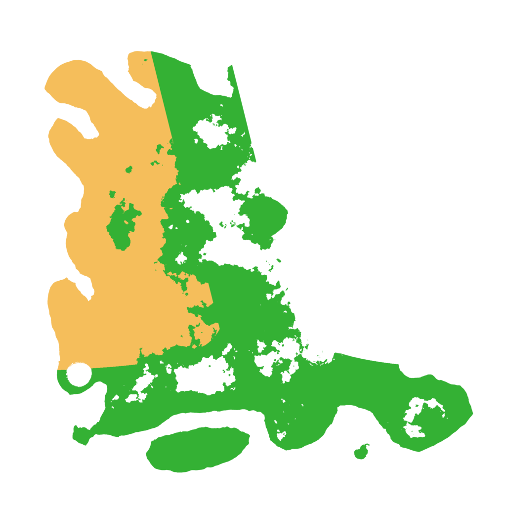 Biome Rust Map: Barren, Size: 3700, Seed: 48503
