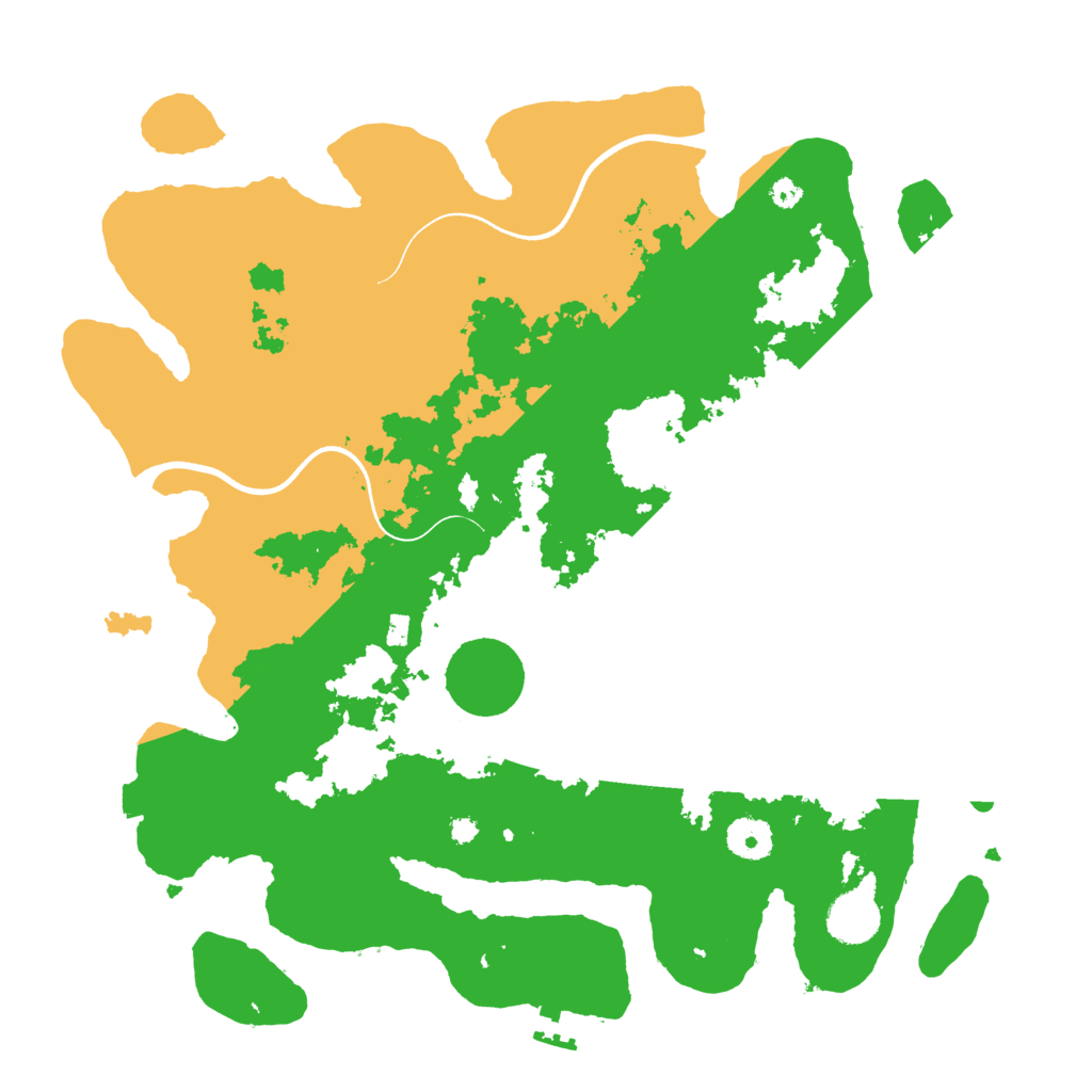 Biome Rust Map: Procedural Map, Size: 3700, Seed: 68685064