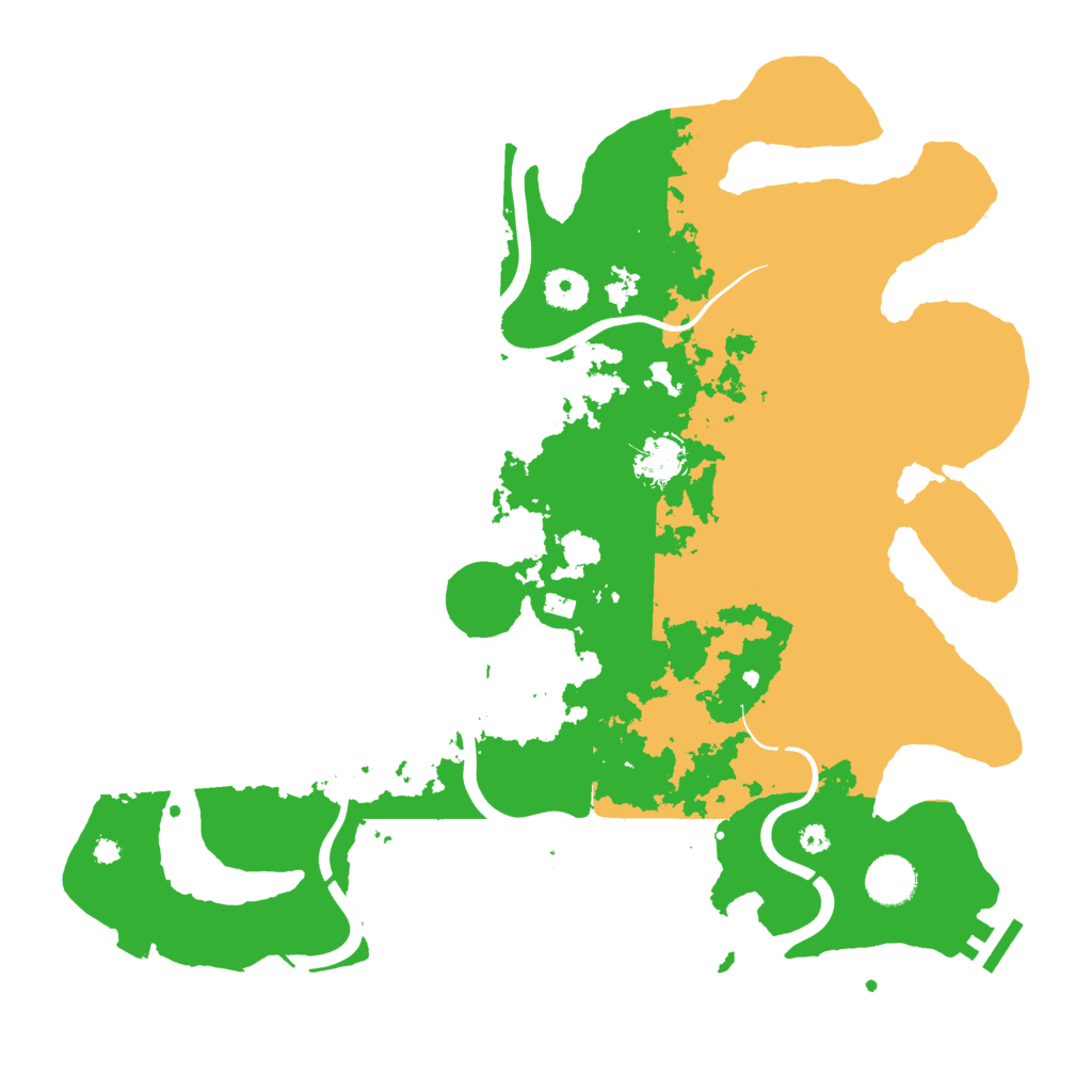 Biome Rust Map: Procedural Map, Size: 3800, Seed: 69302818