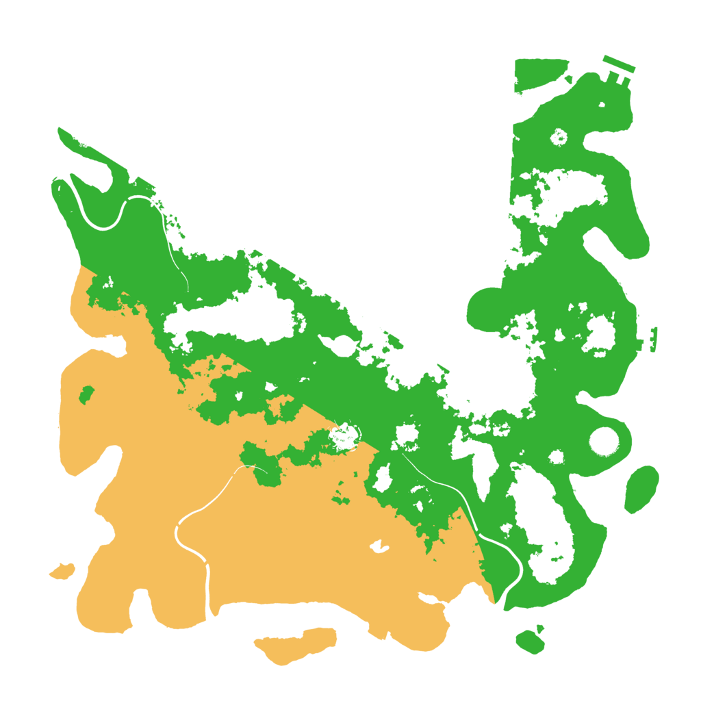 Biome Rust Map: Procedural Map, Size: 4250, Seed: 98199532