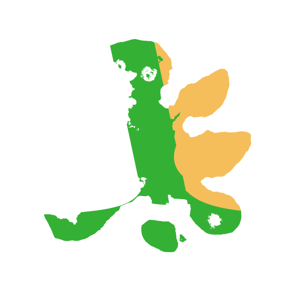 Biome Rust Map: Procedural Map, Size: 2000, Seed: 540381779