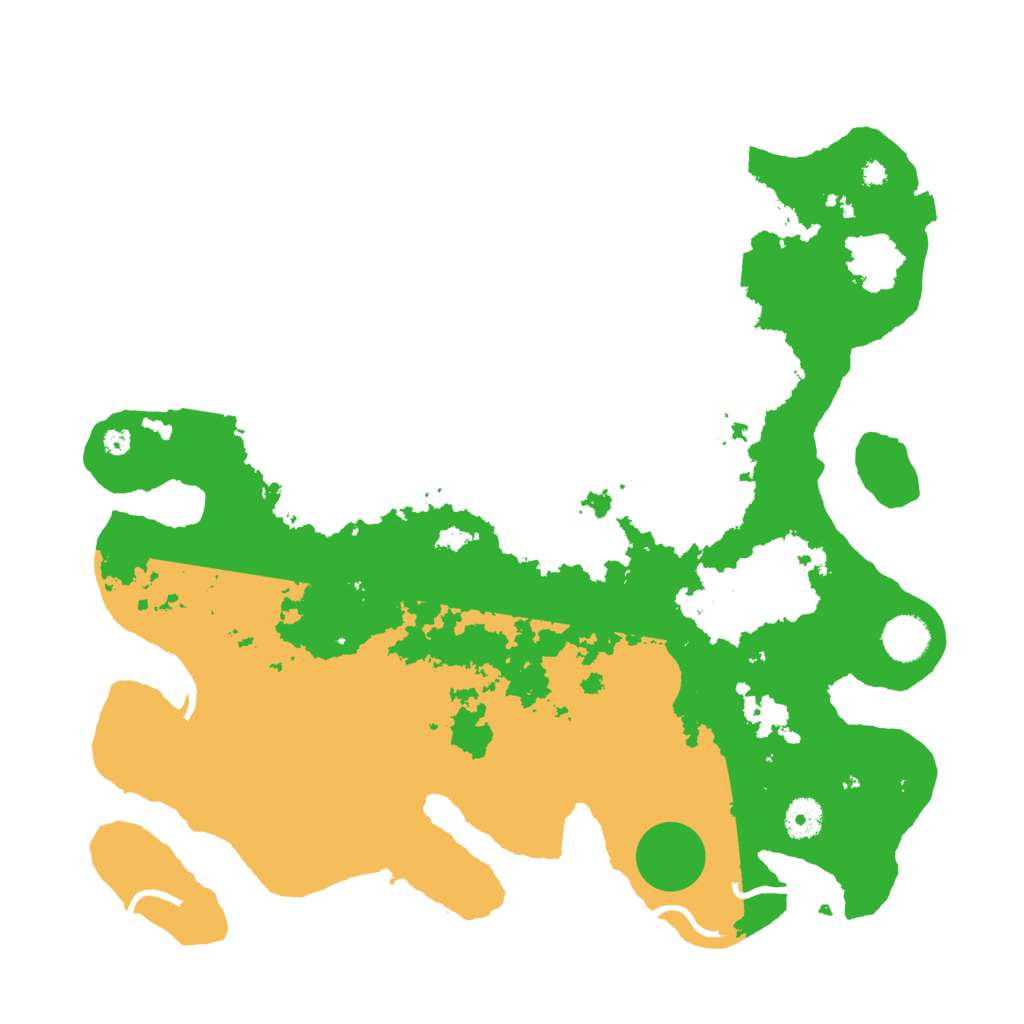 Biome Rust Map: Procedural Map, Size: 3900, Seed: 70303265