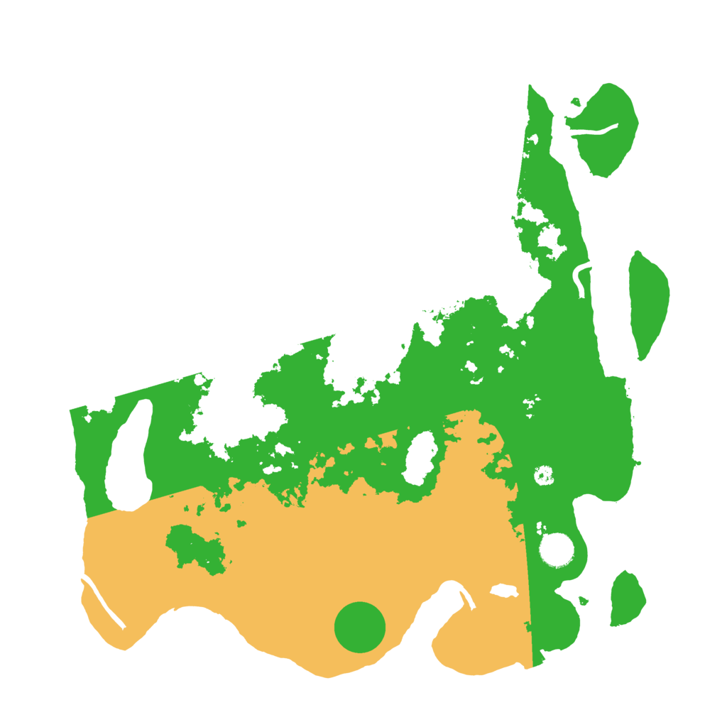 Biome Rust Map: Procedural Map, Size: 3750, Seed: 18907956