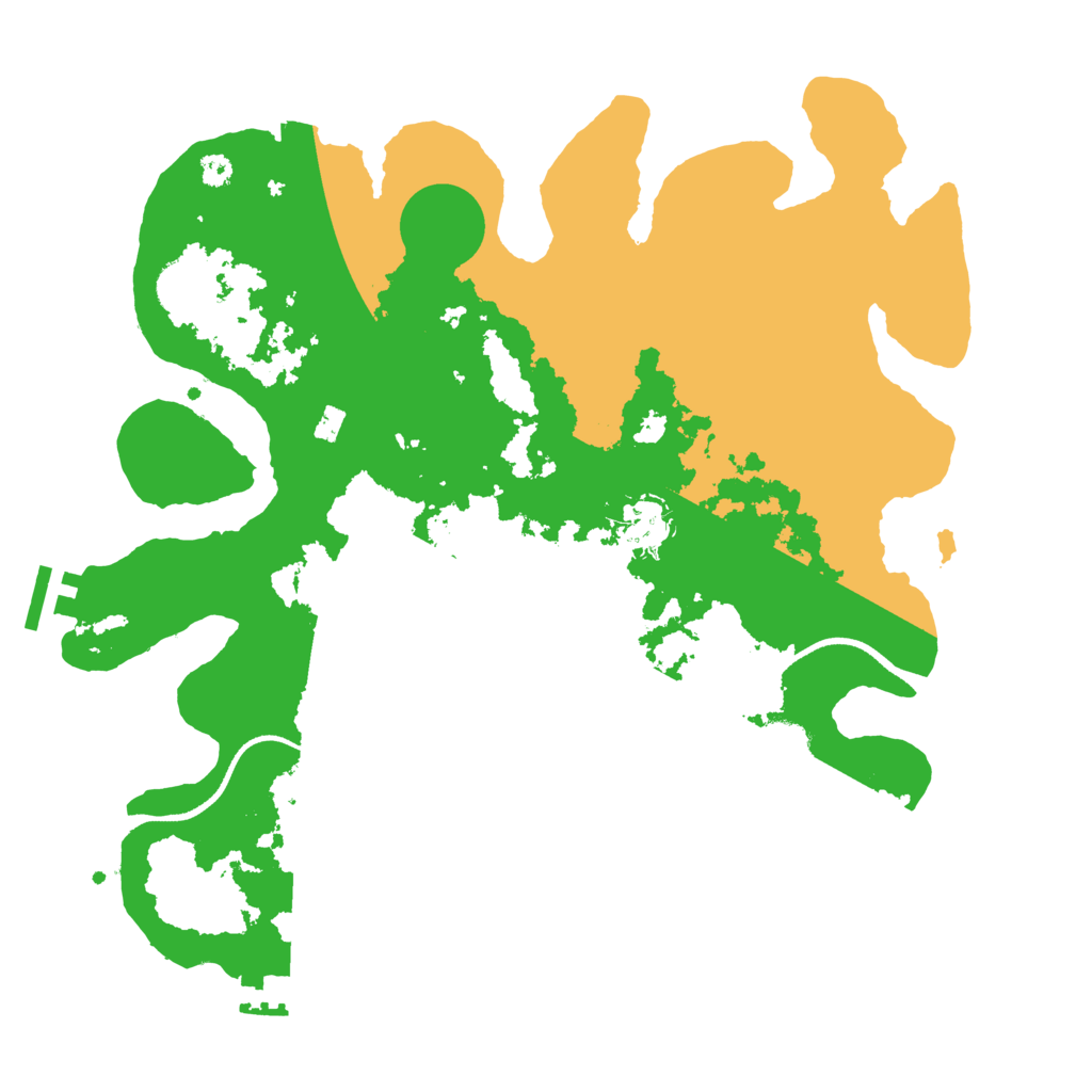 Biome Rust Map: Procedural Map, Size: 3400, Seed: 39308524