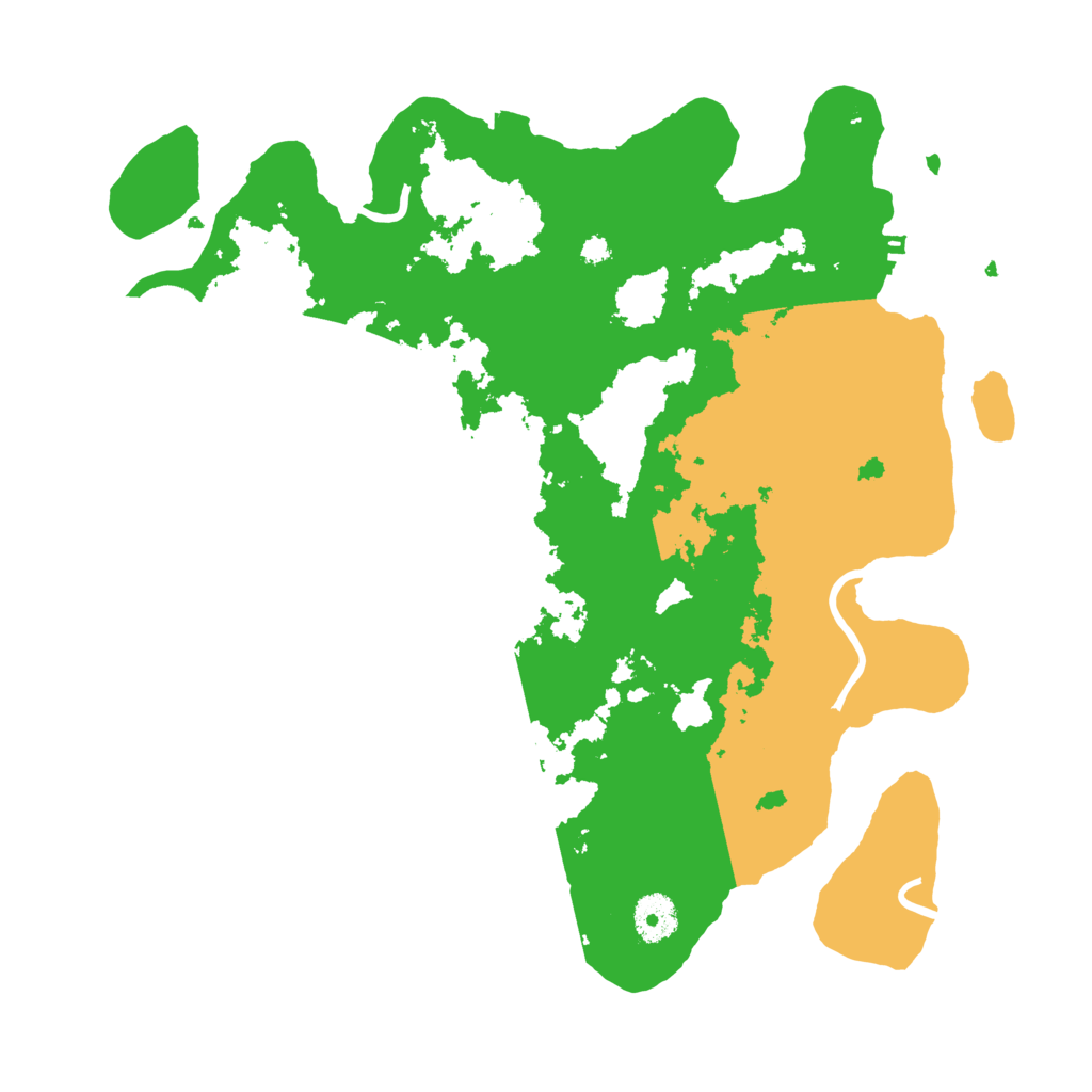 Biome Rust Map: Procedural Map, Size: 3600, Seed: 932399