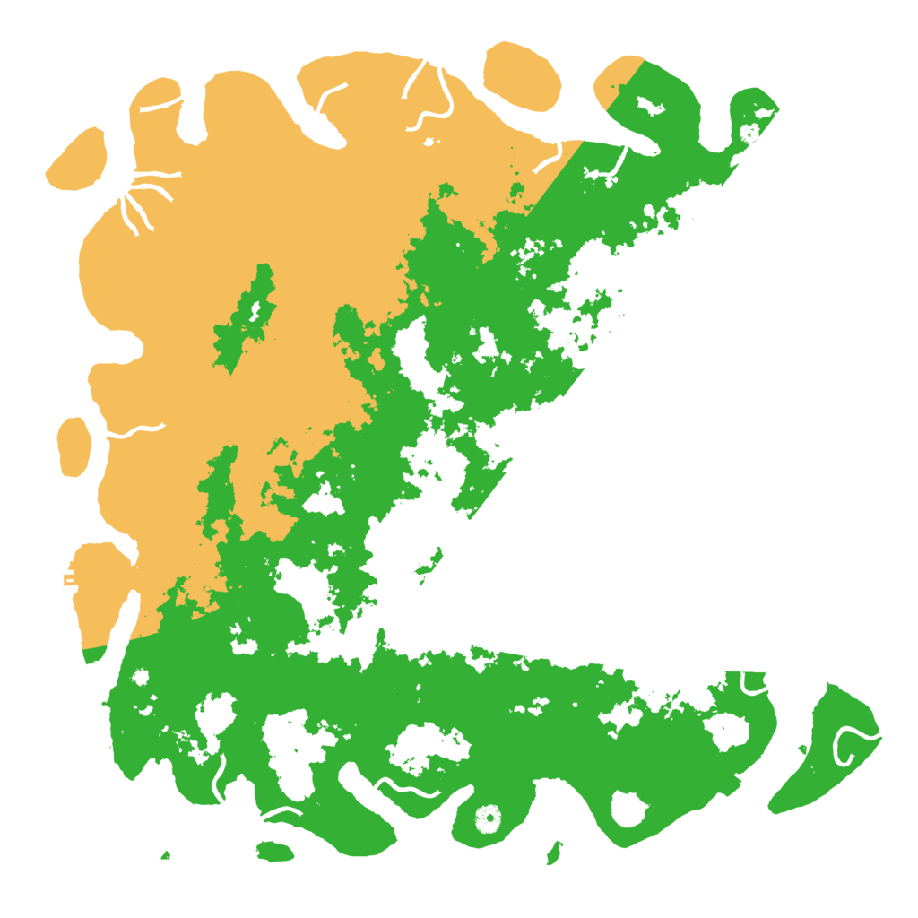 Biome Rust Map: Procedural Map, Size: 5000, Seed: 40059