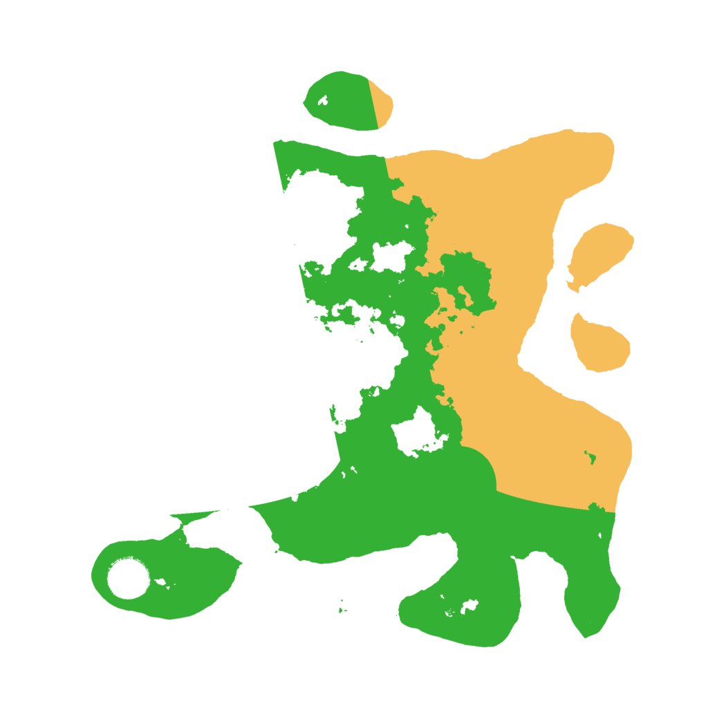 Biome Rust Map: Barren, Size: 3000, Seed: 12345678