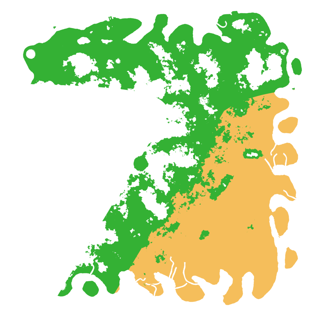 Biome Rust Map: Procedural Map, Size: 6000, Seed: 54805892