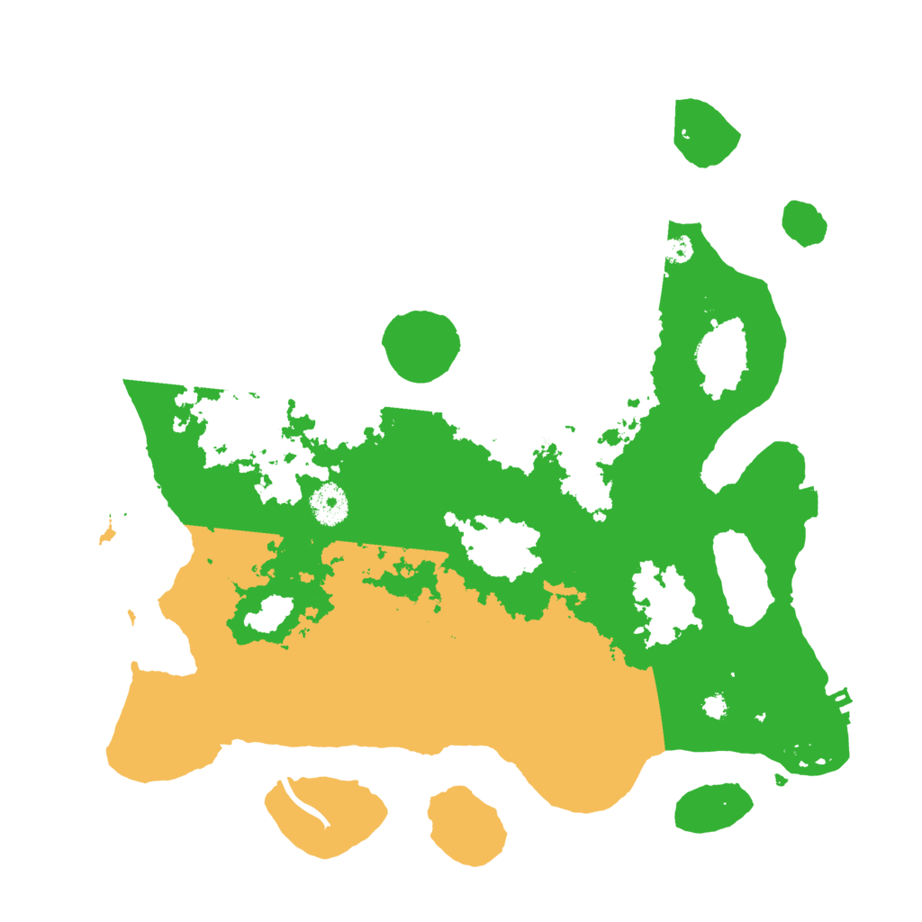 Biome Rust Map: Procedural Map, Size: 3500, Seed: 224201210