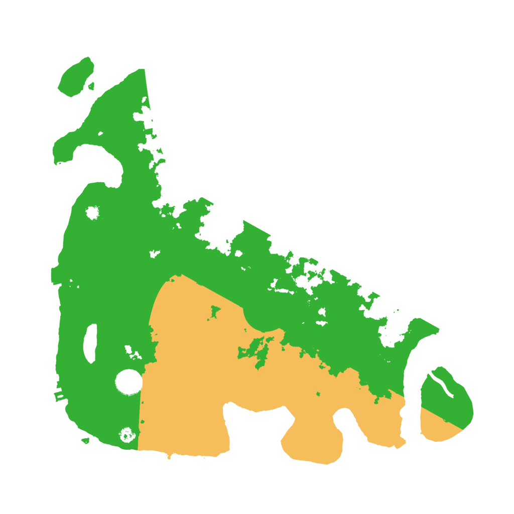 Biome Rust Map: Procedural Map, Size: 3500, Seed: 364960397