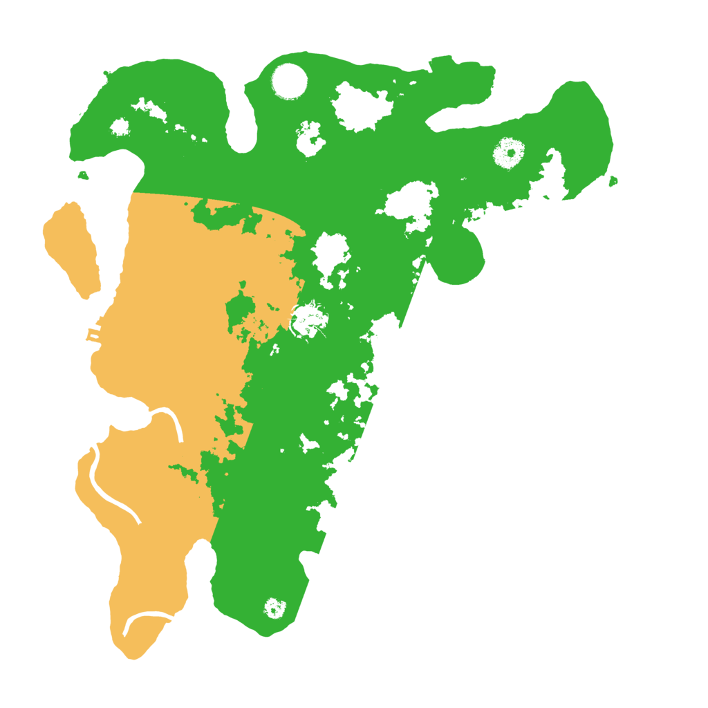 Biome Rust Map: Procedural Map, Size: 3500, Seed: 98971695