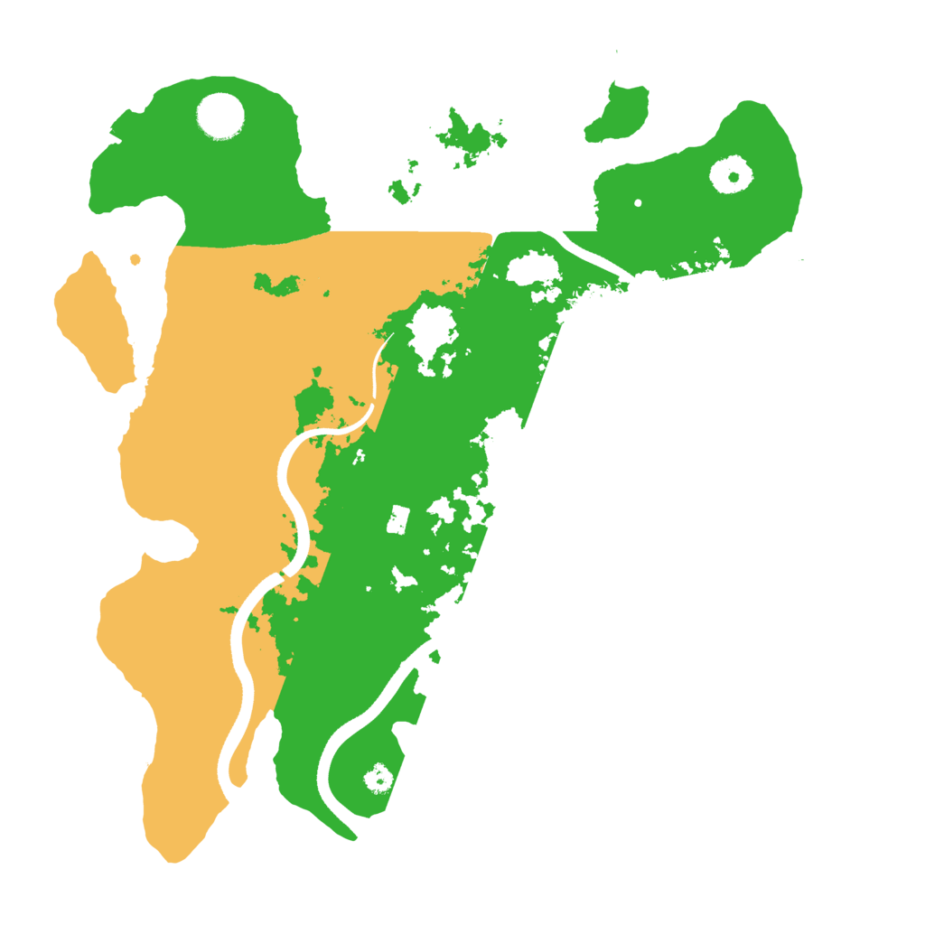 Biome Rust Map: Procedural Map, Size: 3500, Seed: 98971695