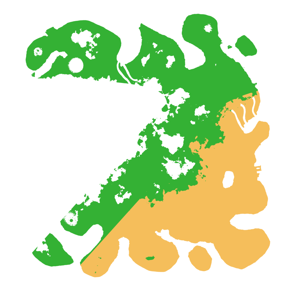 Biome Rust Map: Procedural Map, Size: 3500, Seed: 234300045