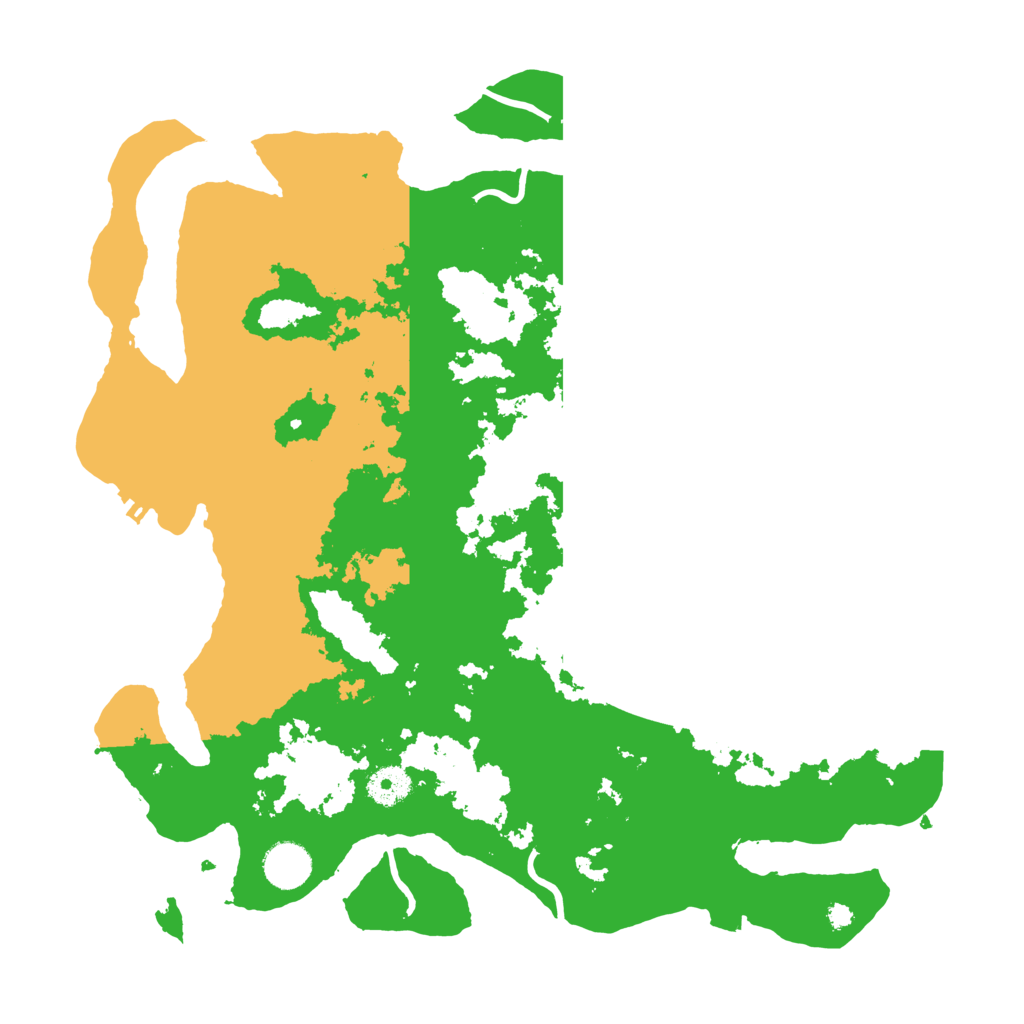 Biome Rust Map: Procedural Map, Size: 3800, Seed: 97357318