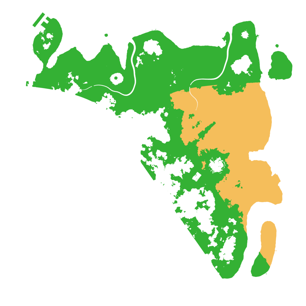 Biome Rust Map: Procedural Map, Size: 3750, Seed: 138675712