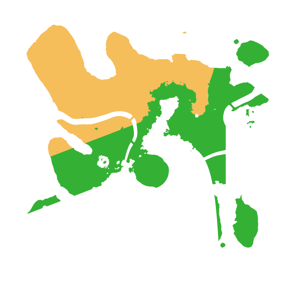 Biome Rust Map: Procedural Map, Size: 2500, Seed: 1965336133