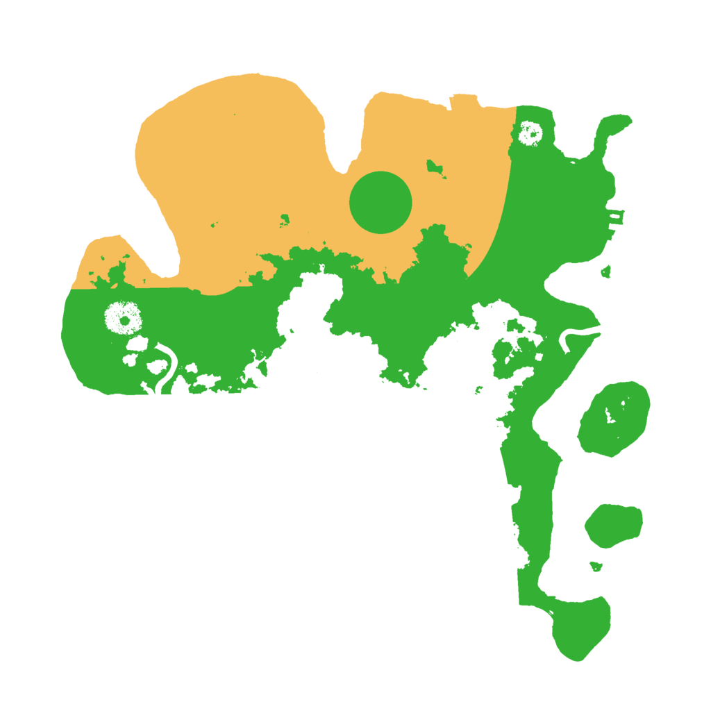 Biome Rust Map: Procedural Map, Size: 3000, Seed: 321699887